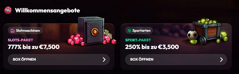 Willkommensboni madcasino